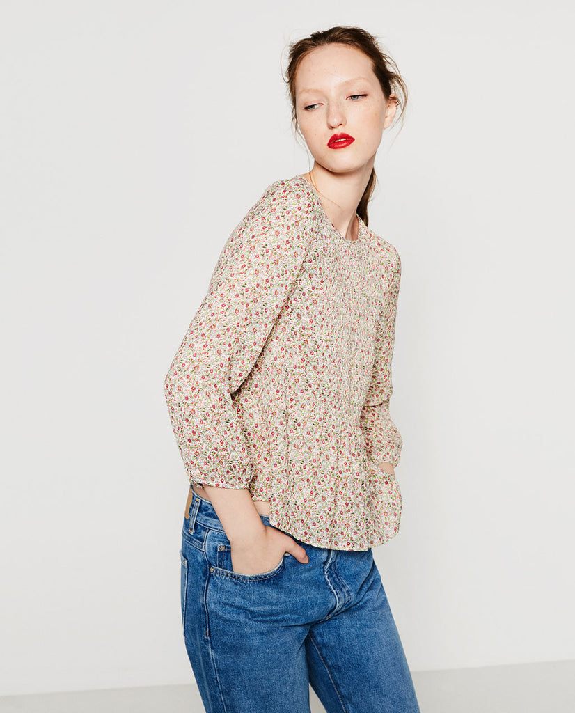 PRINTED BLOUSE