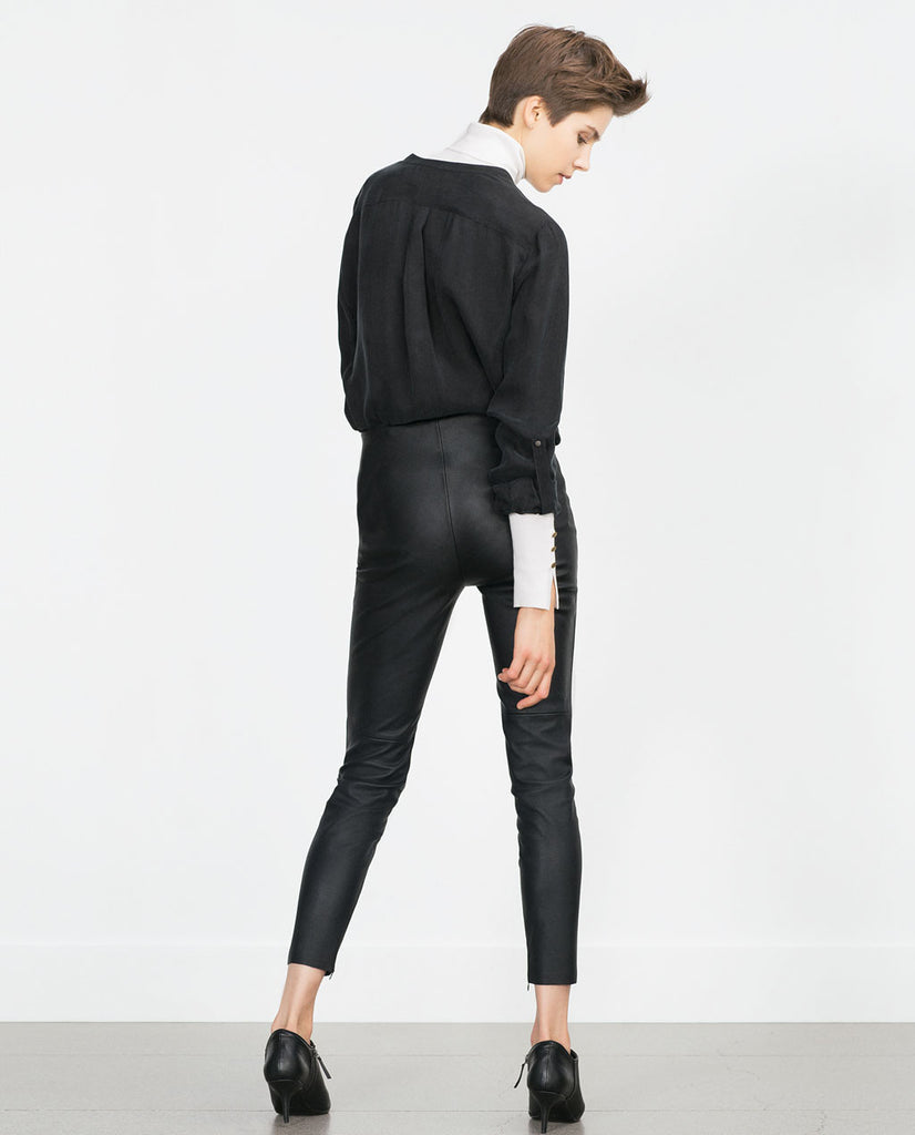 FAUX LEATHER LEGGINGS