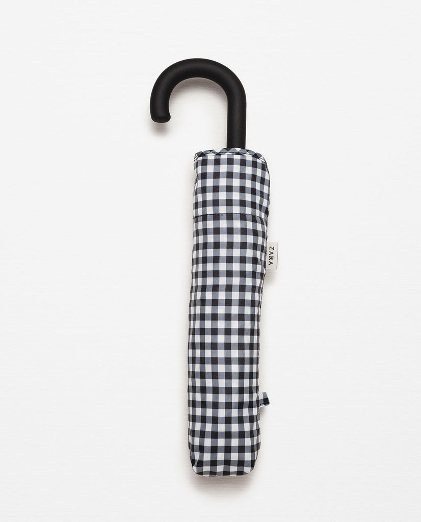 GINGHAM CHECK UMBRELLA