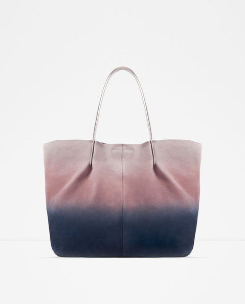 OMBRÉ LEATHER TOTE