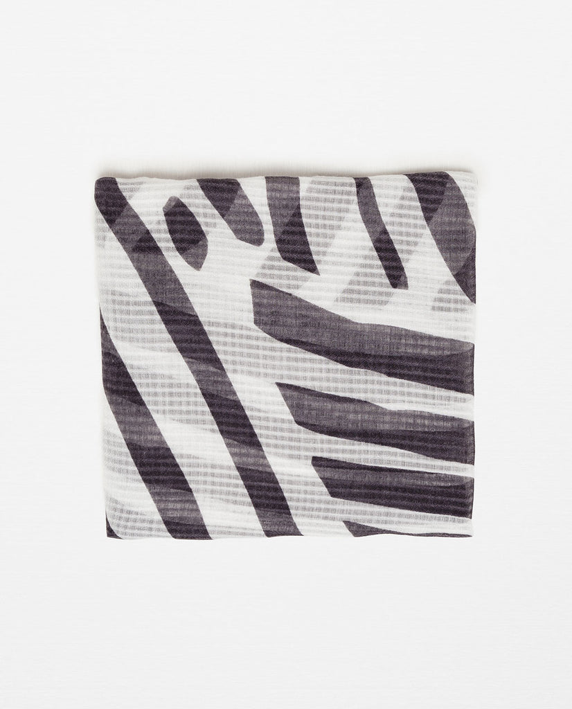 ZEBRA PRINT SCARF