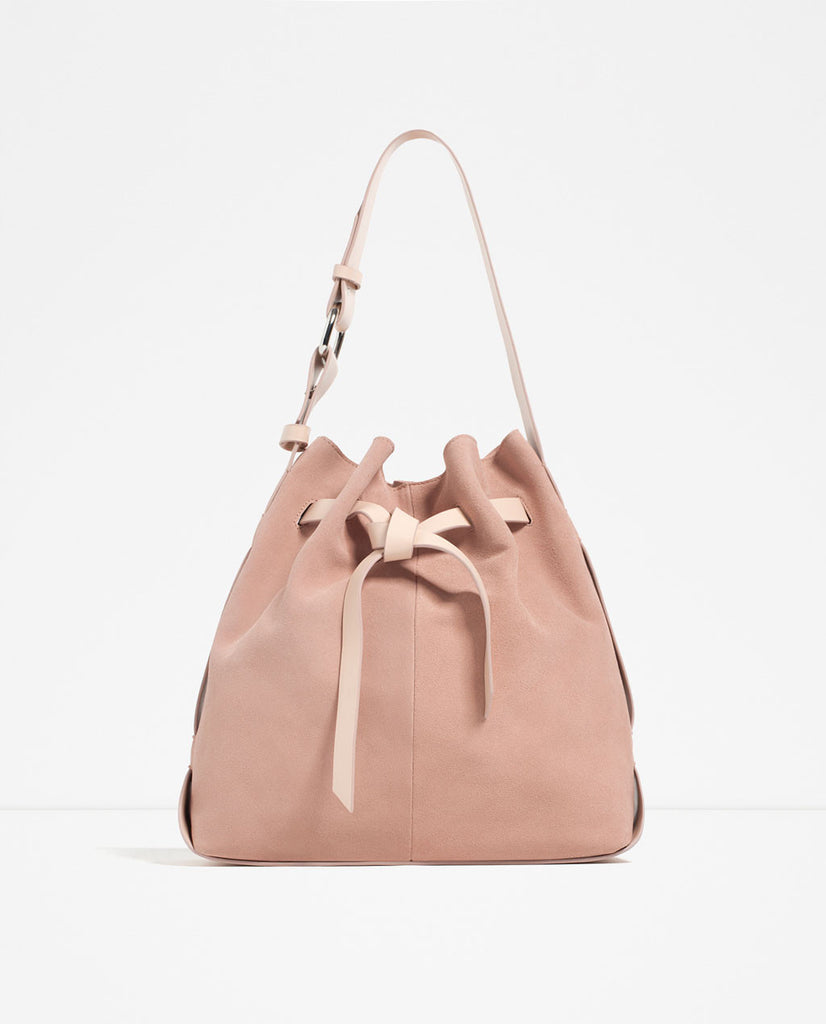 LEATHER BAG WITH KNOT