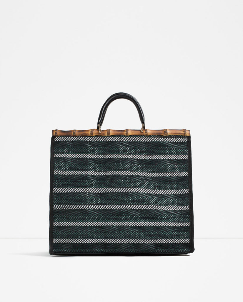 STRIPED TOTE