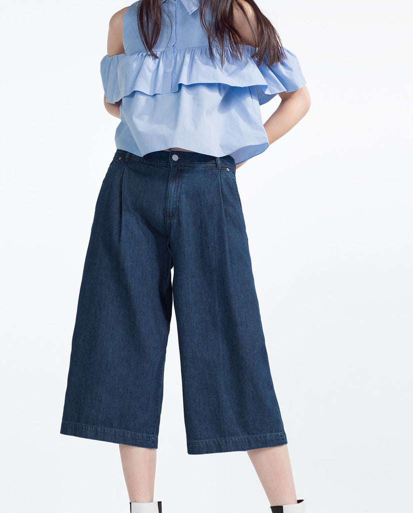 DENIM CULOTTES