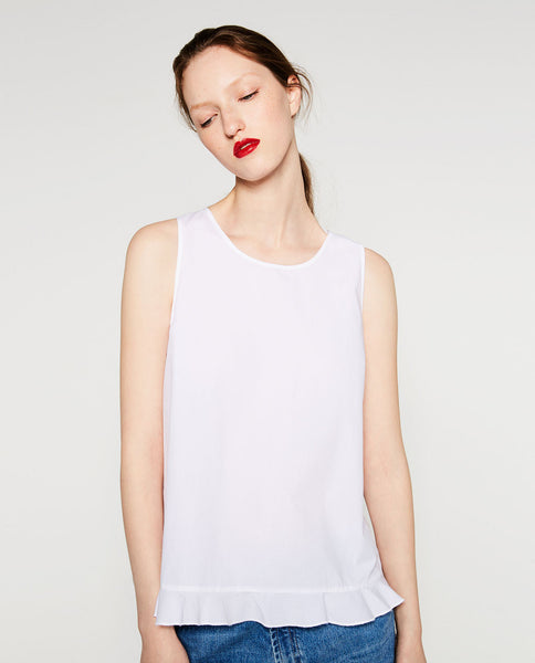 POPLIN TOP