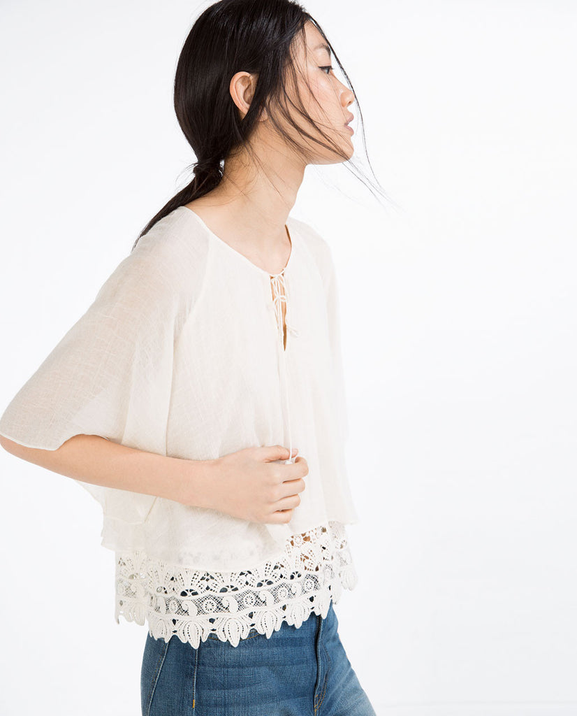 LAYERED LACE TOP