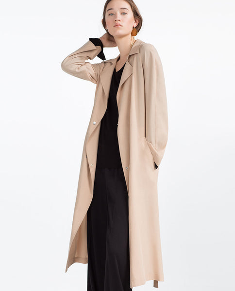 FLOWING TRENCH COAT