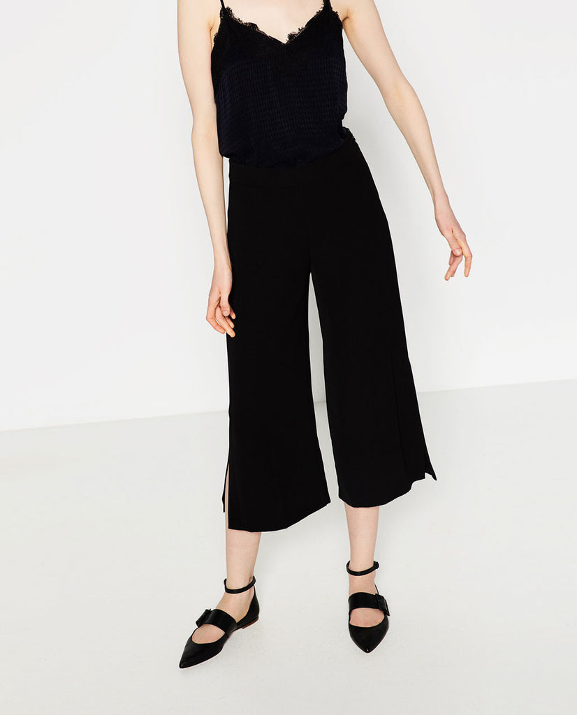 CULOTTES WITH SLITS